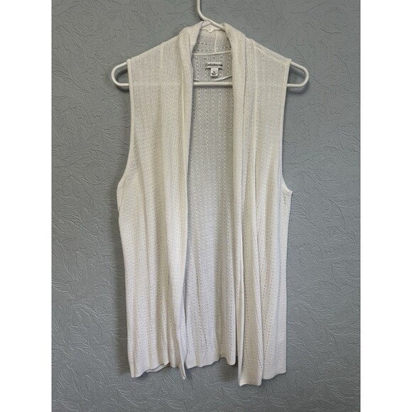 Croft & Barrow Size XL Open Cardigan Vest L17 - Picture 1 of 6